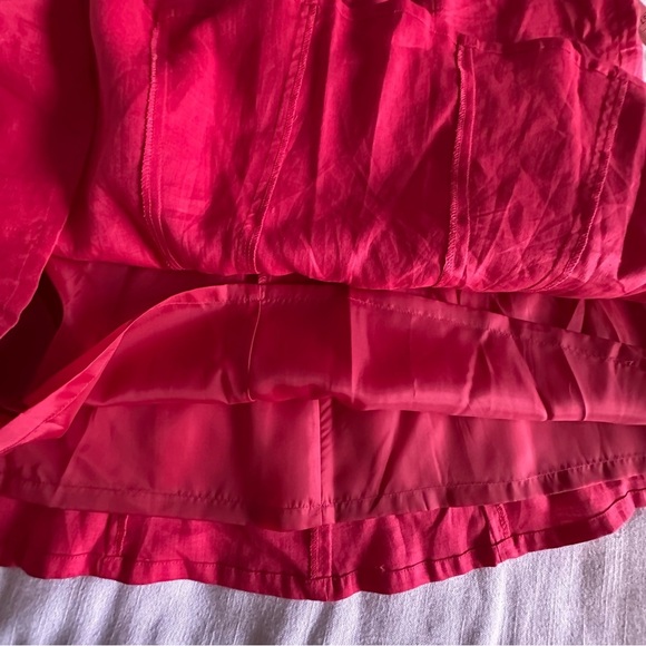 Kim Rogers Linen Womens Sz 18 Trumpet Skirt Flowy Flare Lagenlook Coastal - Picture 5 of 13